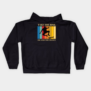 Skateboard style - take the risk Kids Hoodie